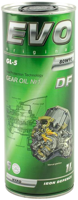 Олива трансмісійна EVO DF GL-5 80W-90 1 л